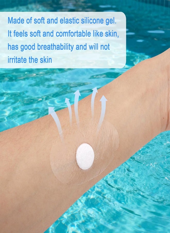 Sinbana 50pcs Baby Ear Covers & 50pcs Navel Patches, Baby Infant Toddler Kids Bathing Plug Set for Newborn Shower Swimming & Water Sports Protection - Image 4